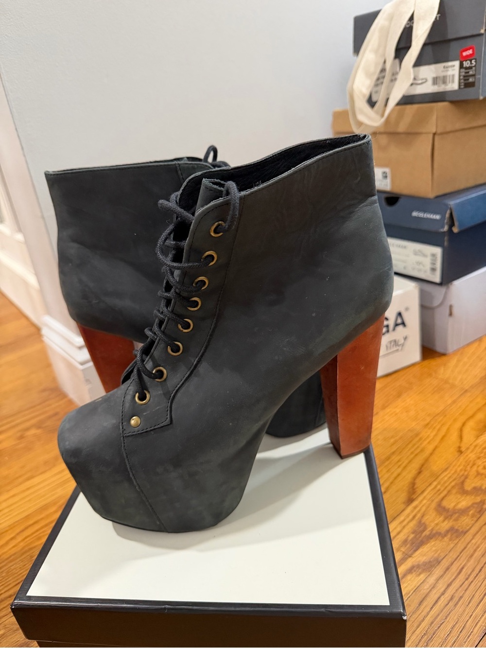 Jeffrey Campbell Lita Black Boots